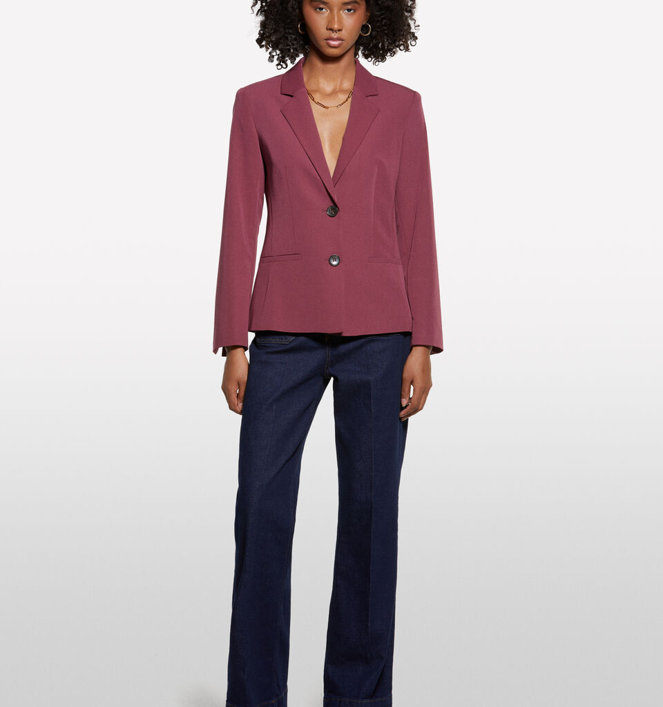 Blazer slim fit bordeaux - blazer da donna - Bordeaux | Sisley image number 1